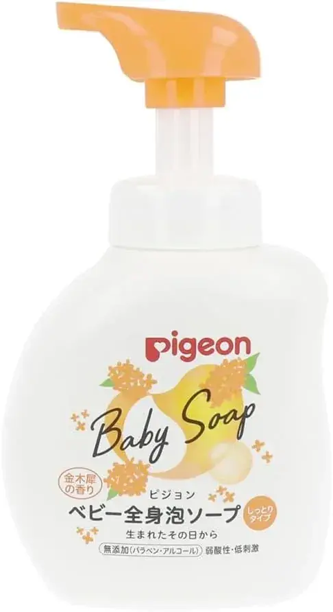 Pigeon Full Body Foaming Soap, Peach Tea Scent, 500ml