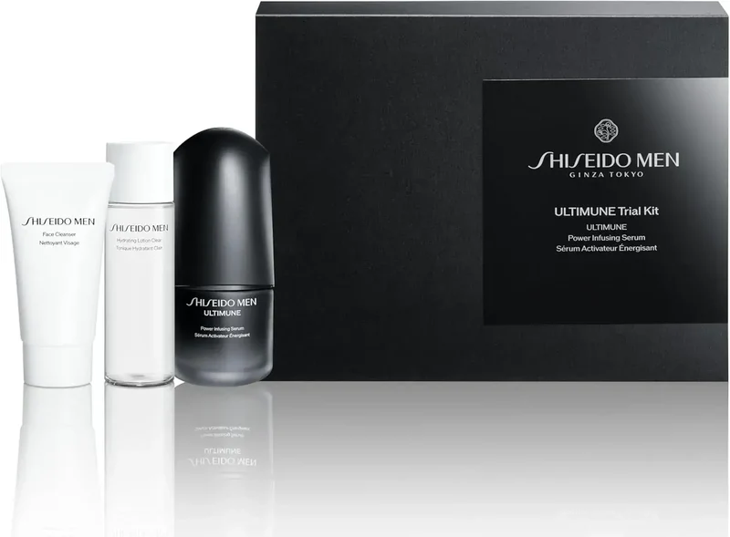 Shiseido Men Ultimune Starter Set Cleanser Toner Serum On-the-Go