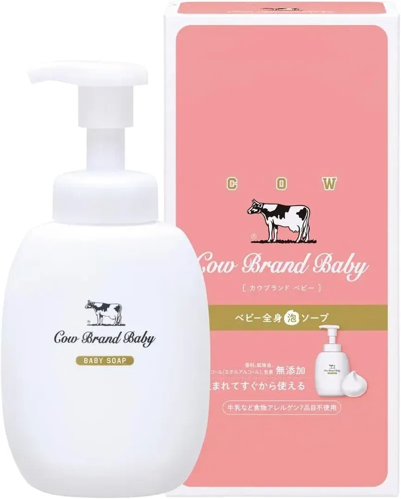 Cow Brand Mutenka Baby Foaming Body Cleanser Pump 400ml