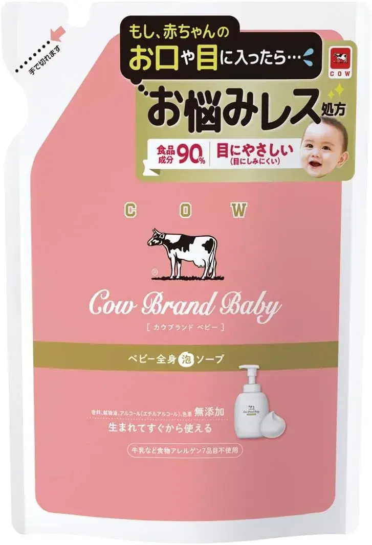 Cow Brand Mutenka Baby Foaming Body Cleanser Pump 400ml