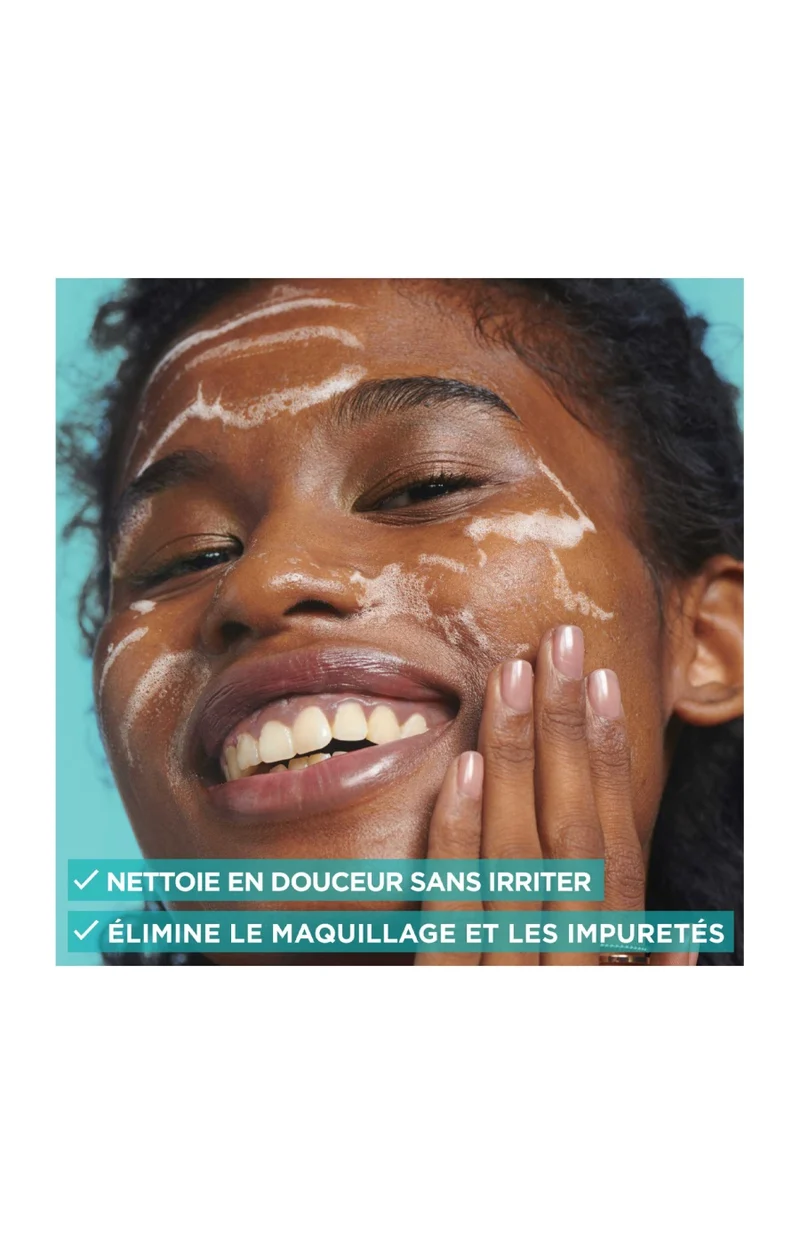 Gels nettoyants apaisants - Acide hyaluronique & aloe vera - Peaux normales à sèches - 2 x 250 ml