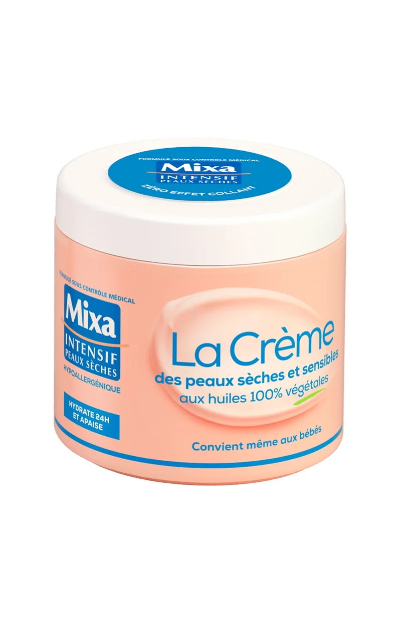Crème anti-dessèchement - Peaux sèches & sensibles - Corps & visage - 400 ml