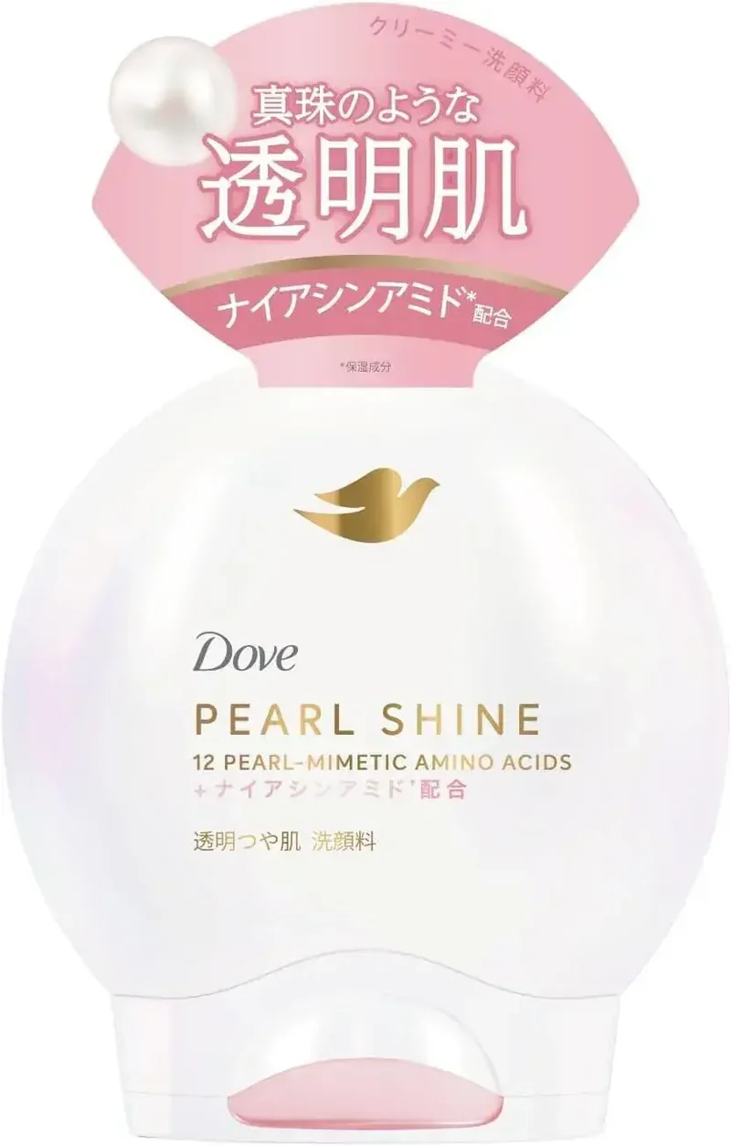 Dove Pearl Shine Facial Cleanser Foam for Glossy Skin 4.9 oz