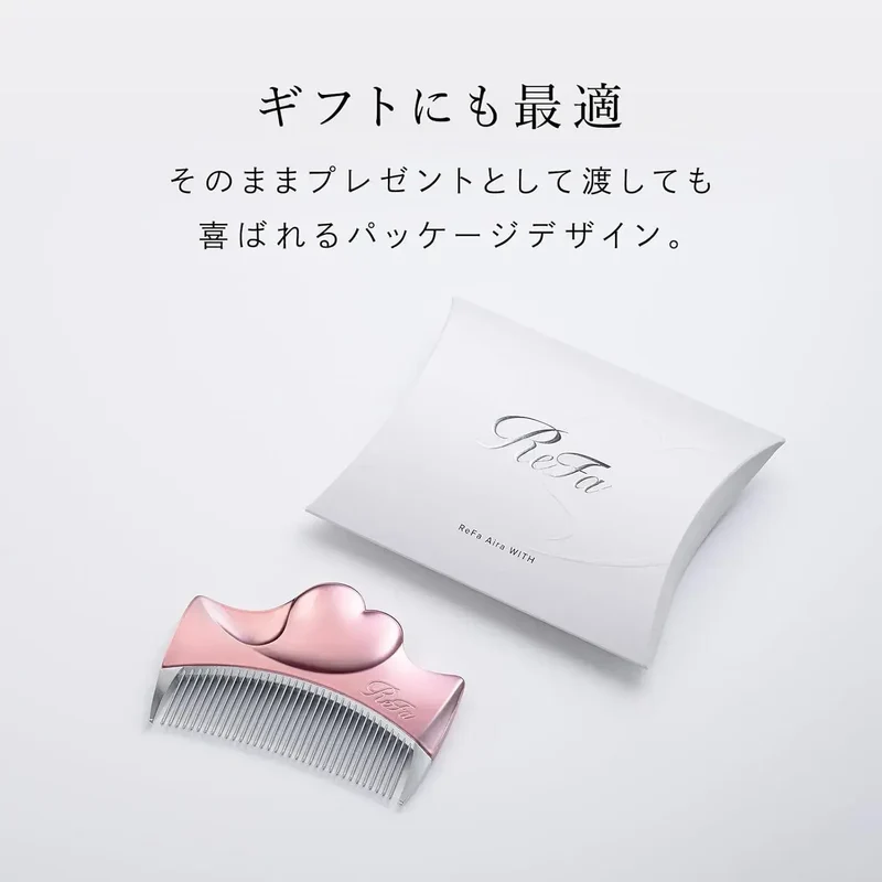 ReFa Aira WITH Heart Detangling Brush for Smooth Hair