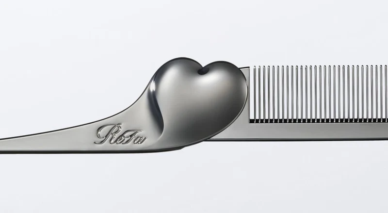 ReFa HEART COMB Aira Chrome