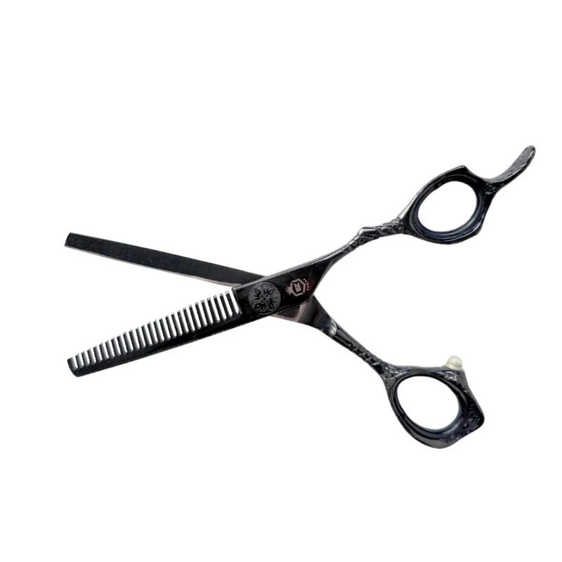Ciseau amincisseur 27 dents "Dragon Black" (13.97cm/5.5") - Droitier