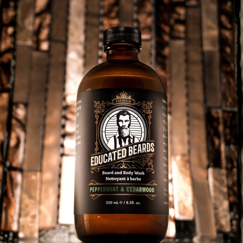 Nettoyant à barbe "Peppermint Cedarwood" (250ml/8.5oz)