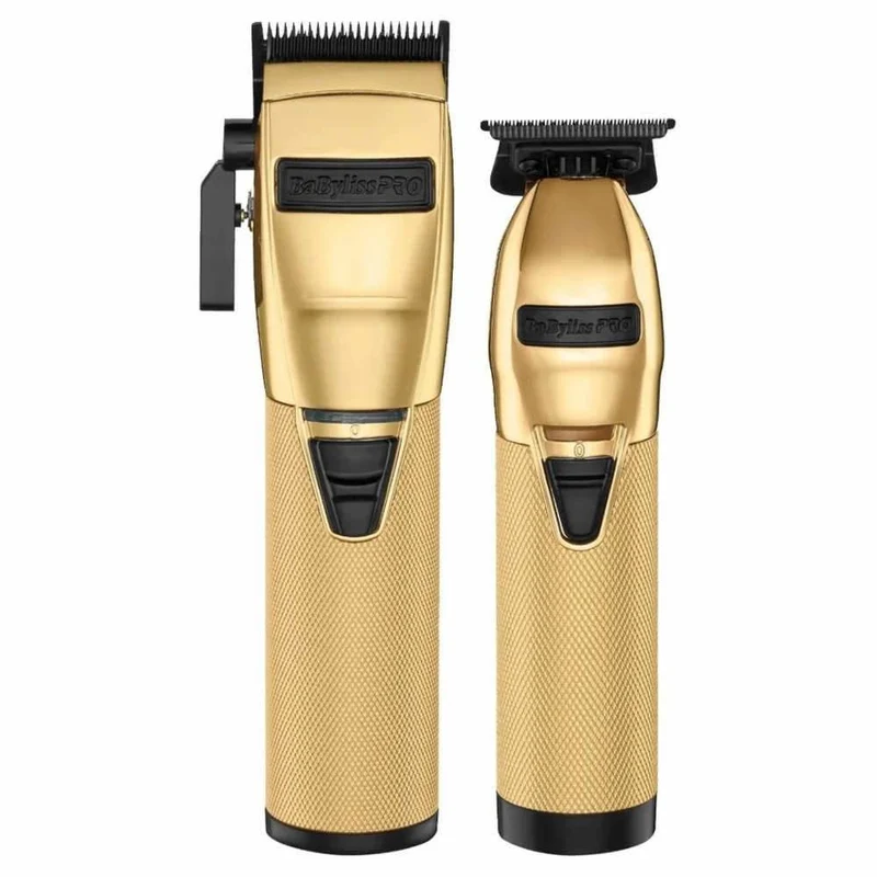 BaByliss PRO - Duo "LimitedFX Collection" tondeuse de finition FX787GB et tondeuse FX870GB - Or