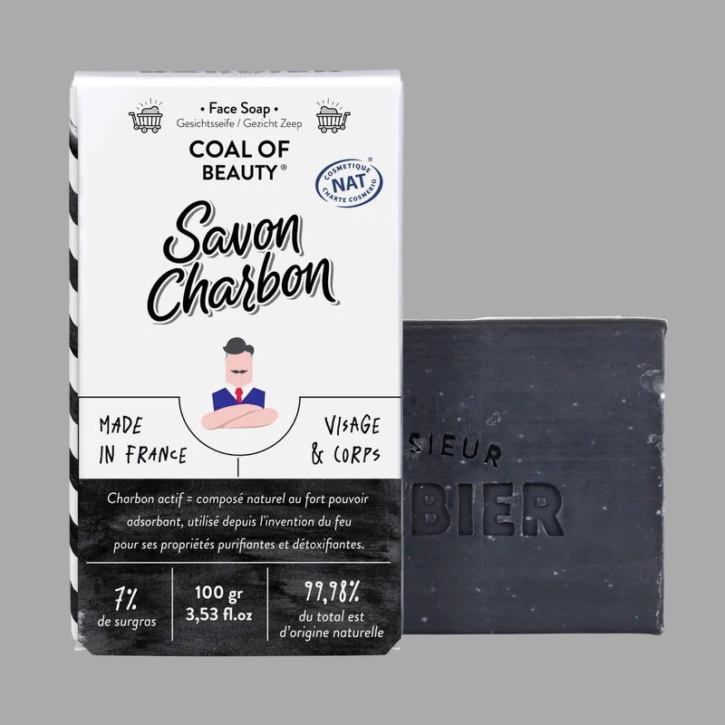 Savon surgras visage et corps - COAL OF BEAUTY - 100gr