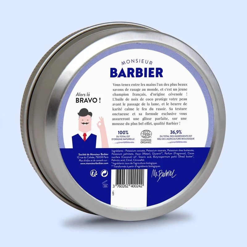 Savon de rasage certifié BIO - BETTER SHAVE - 150mL