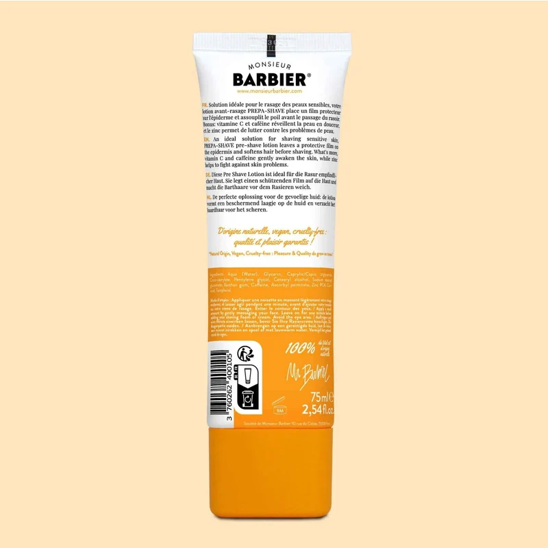 Lotion avant-rasage - PREPA SHAVE - 75mL