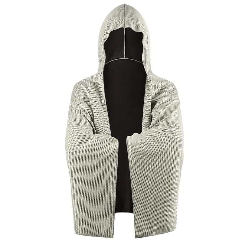 Poncho de Bain Rafraîchissant Multifonctions à Capuche – Serviette XXL Ultra Absorbante