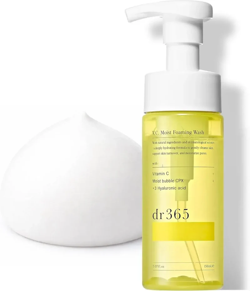 Dr365 VC Hydrating Foam Cleanser Vitamin C Pore Refining Sensitive Skin