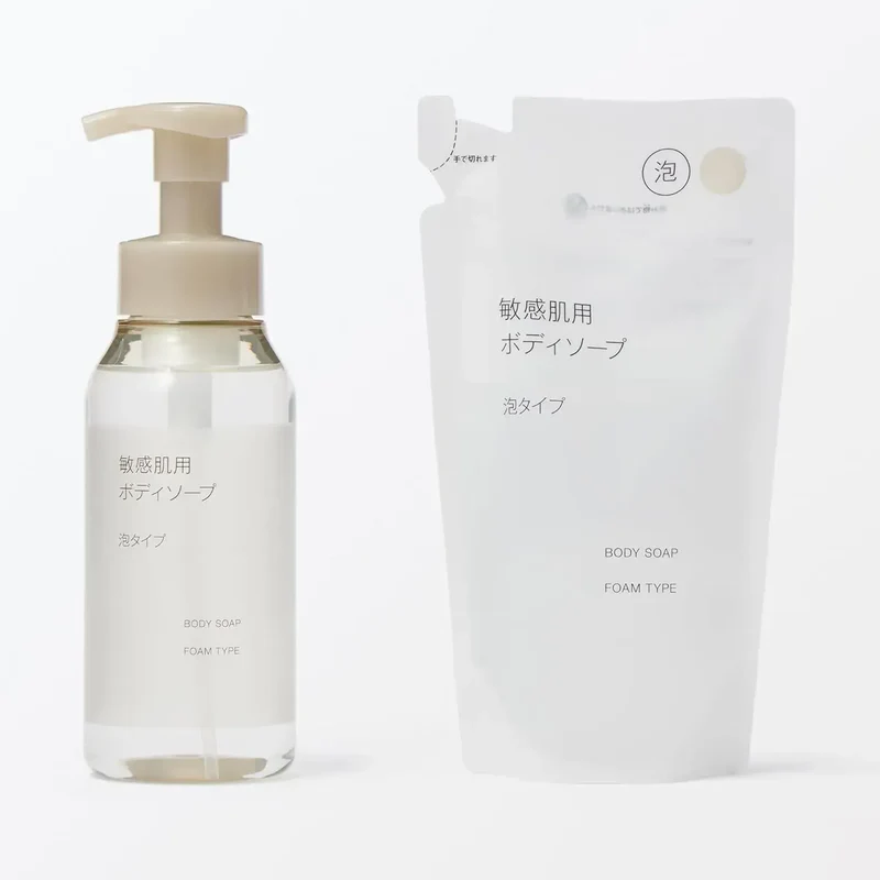 Muji Sensitive Skin Foaming Body Wash Refill 340ml