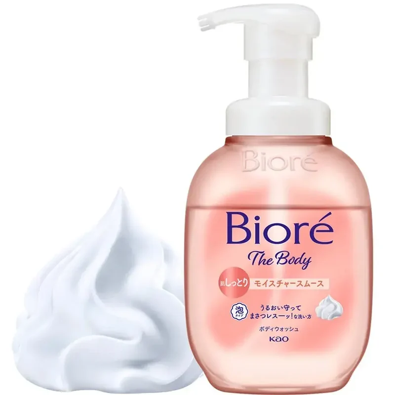 Biore U The Body Foam Moisture Smooth Pump 510ml Skin Cleanser