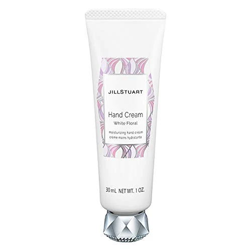 Jillstuart White Floral Hand Cream 30ml - Moisturizing and Nourishing