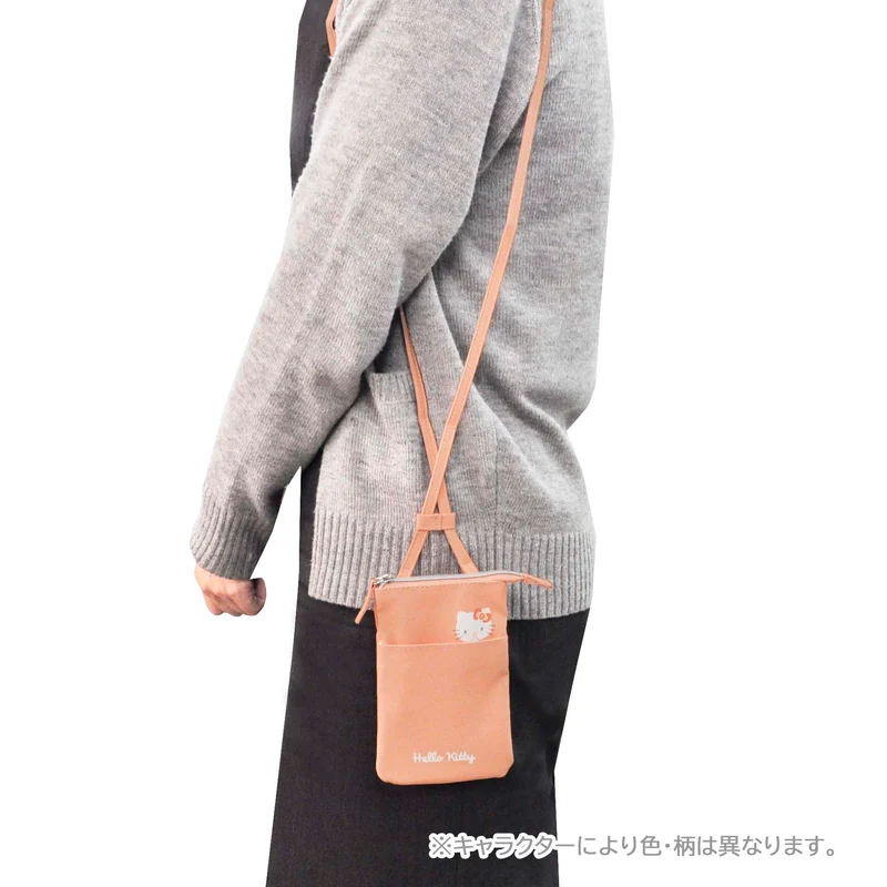 Skater Kuromi Zippered Crossbody Smartphone Pouch