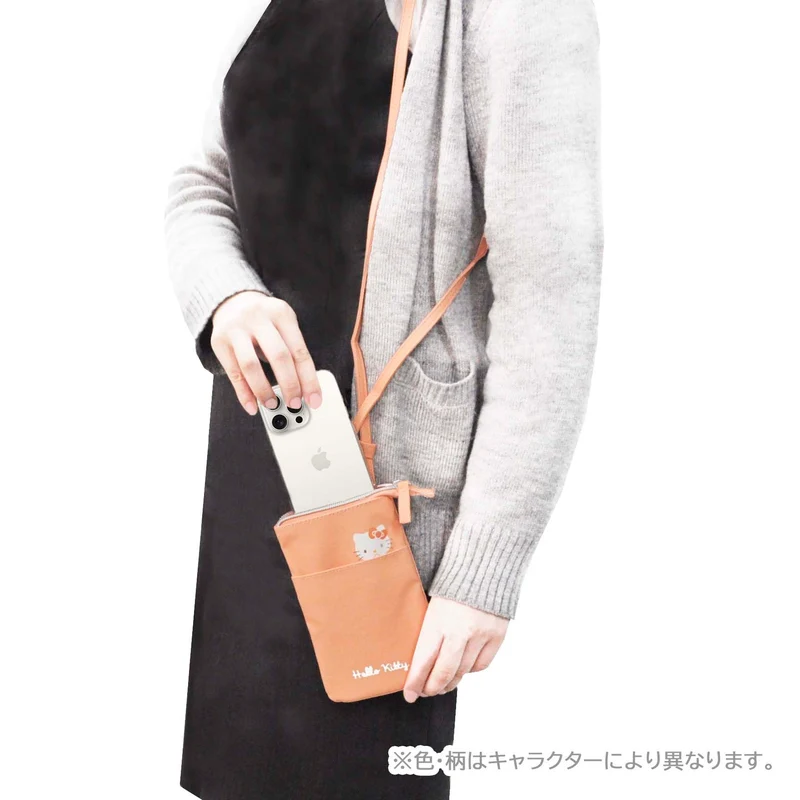 Skater Kuromi Zippered Crossbody Smartphone Pouch