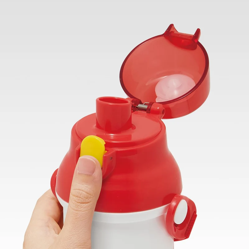 Skater 480ml Kids One-Touch Water Bottle — Hungry Caterpillar × Hello Kitty