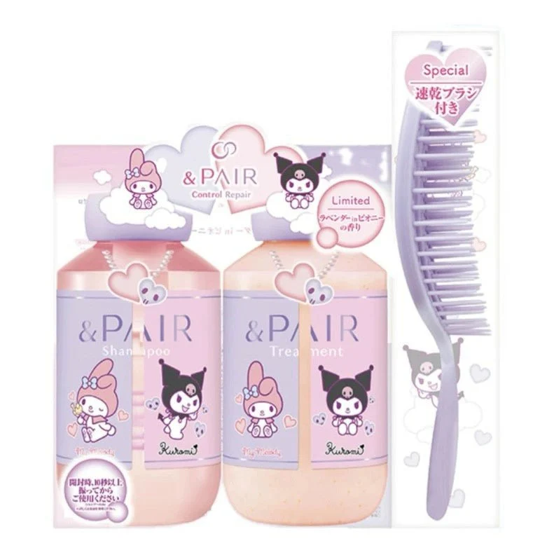&PAIR 【SANRIO collaboration】 Control Repair Shampoo & Treatment Set My Melody Kuromi