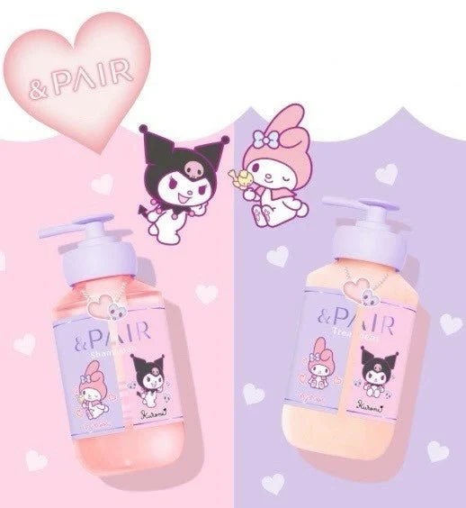 &PAIR 【SANRIO collaboration】 Control Repair Shampoo & Treatment Set My Melody Kuromi