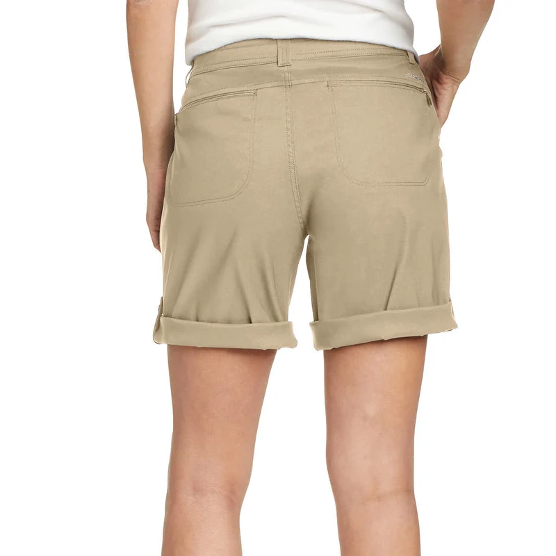 EDDIE BAUER - Shorts Bermuda à Ourlets Roulés pour Femme