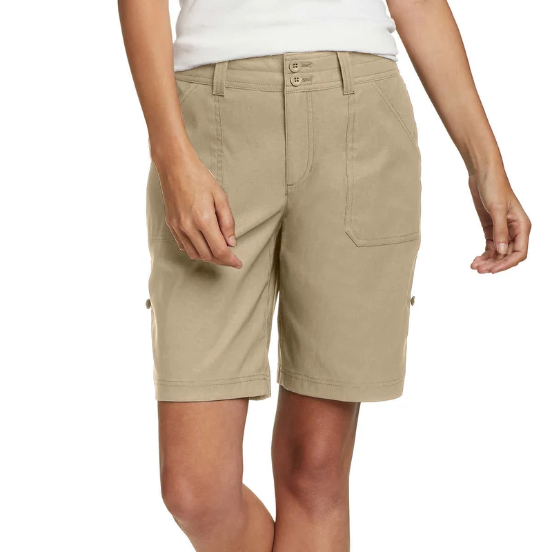 EDDIE BAUER - Shorts Bermuda à Ourlets Roulés pour Femme