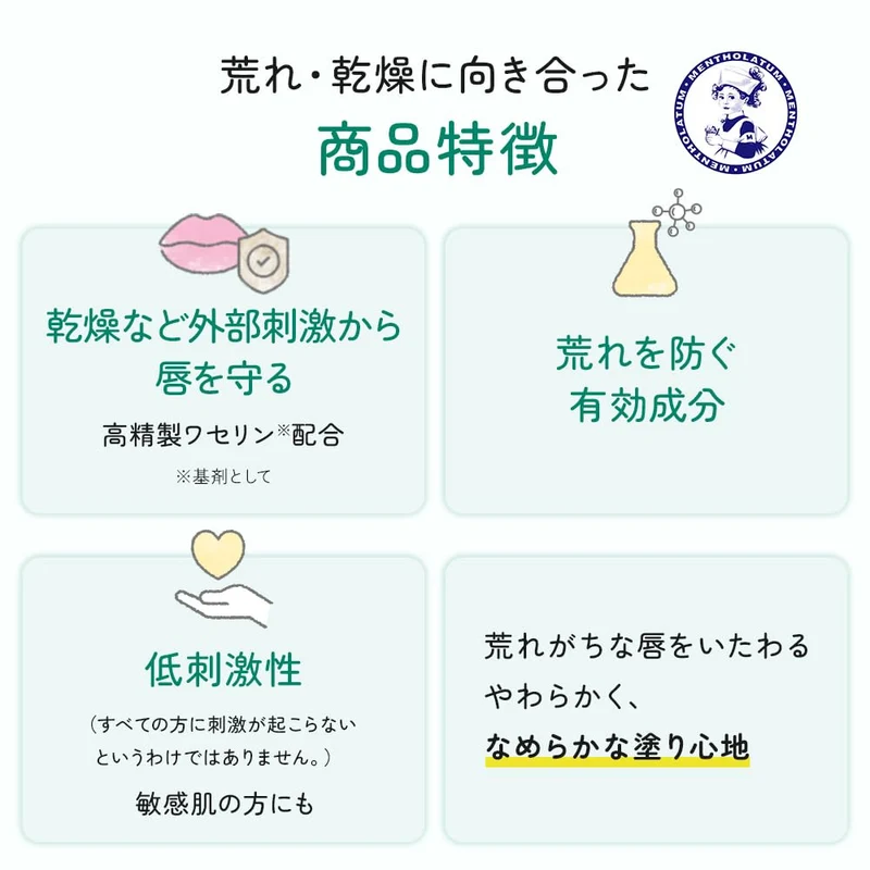 Rohto Mentholatum Lip Stick Plus Menthol 4.5g