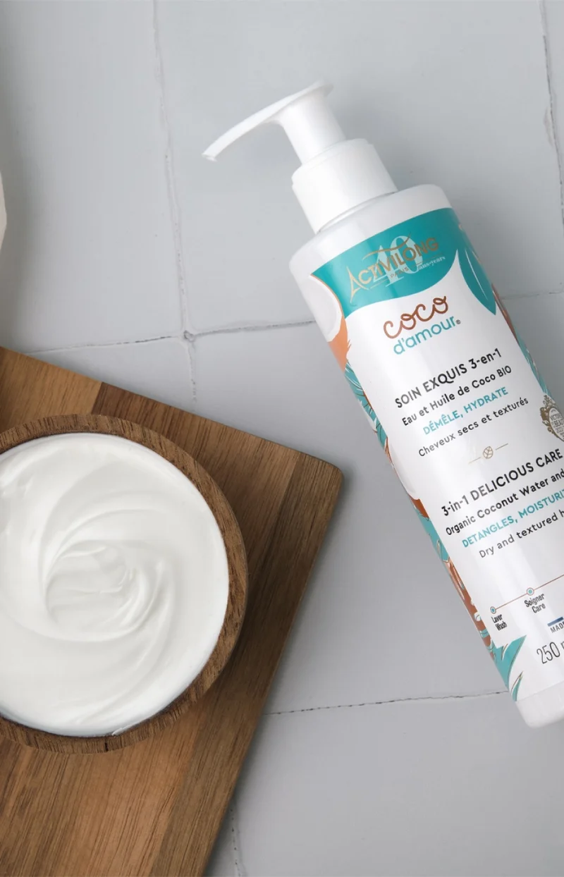 Soin 3-en-1 - Noix de coco - Cheveux secs & texturés - 250 ml