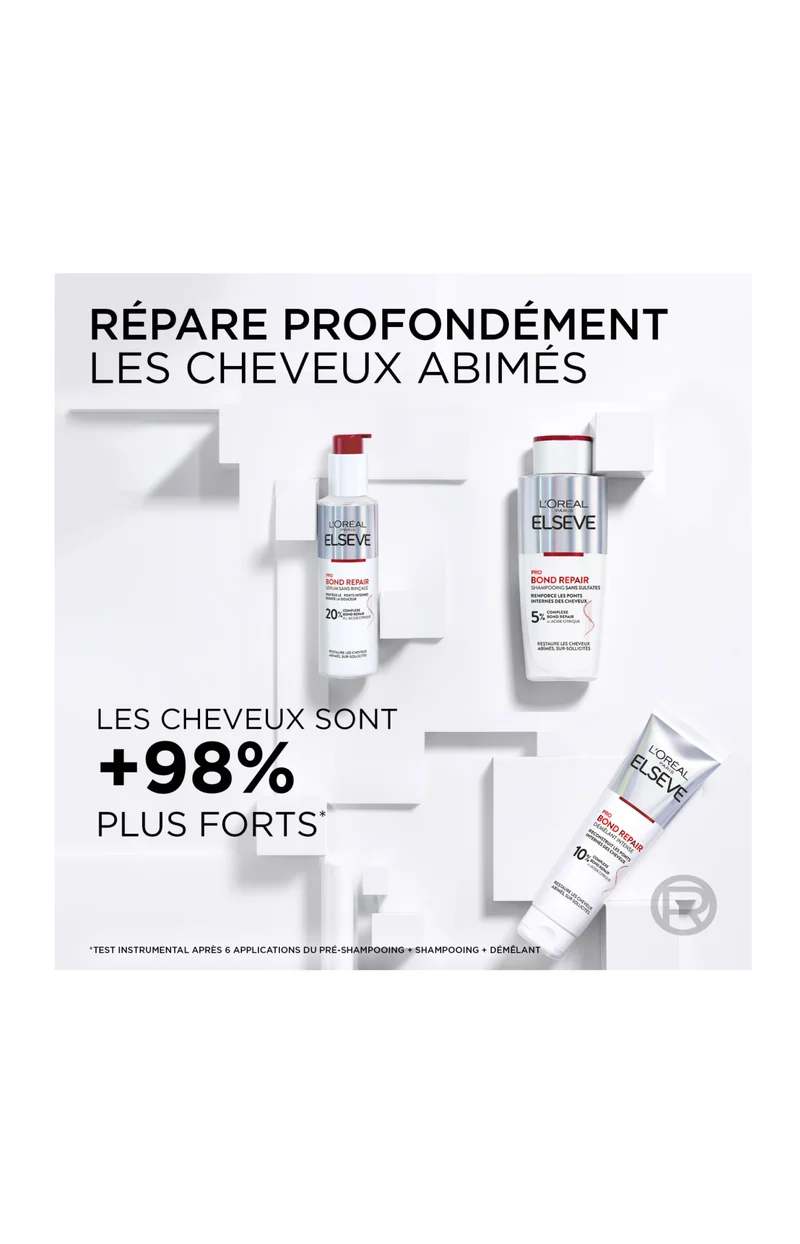 Elsève Total Repair 5 – La routine réparatrice complète pour cheveux très abîmés revitalisés