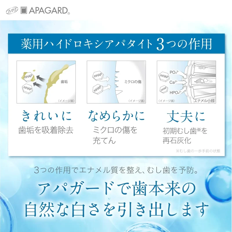 Apagard Soft Non-Foam Toothpaste (80g) - Japanese Toothpaste