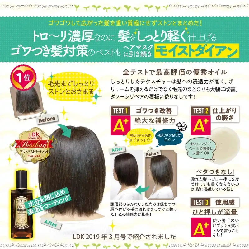 Diane Treatment Oil Extra Damage Repair 100Ml | Japan | Moisturizing