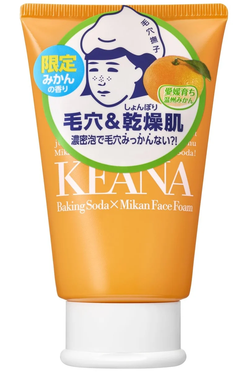 Mikazuki Pore Care Ehime Mikan Baking Soda Foam Cleanser 120g