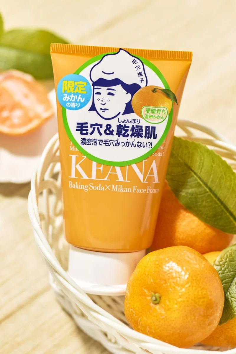 Mikazuki Pore Care Ehime Mikan Baking Soda Foam Cleanser 120g
