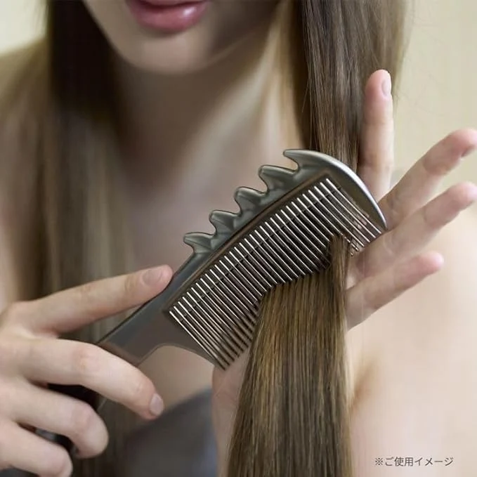 Lovechrome PG Scalp Gua Sha Premium Black Hair Care Comb