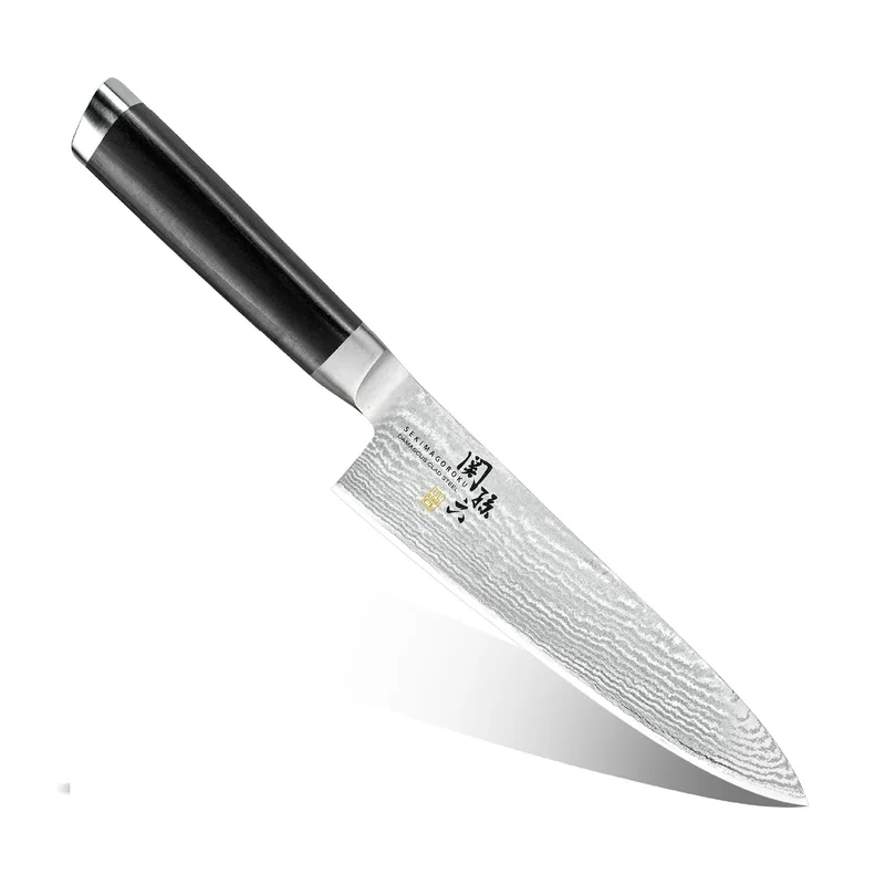 KAI Damascus Chef Knife 180mm Made in Japan Professional Kitchen Blade