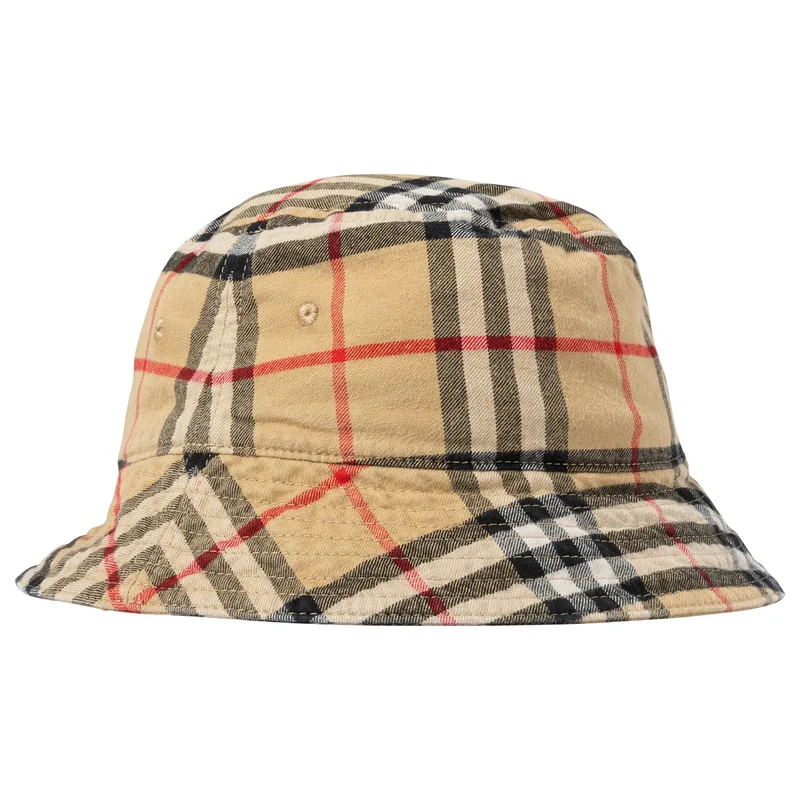 BURBERRY - Chapeau à Godet à Carreaux