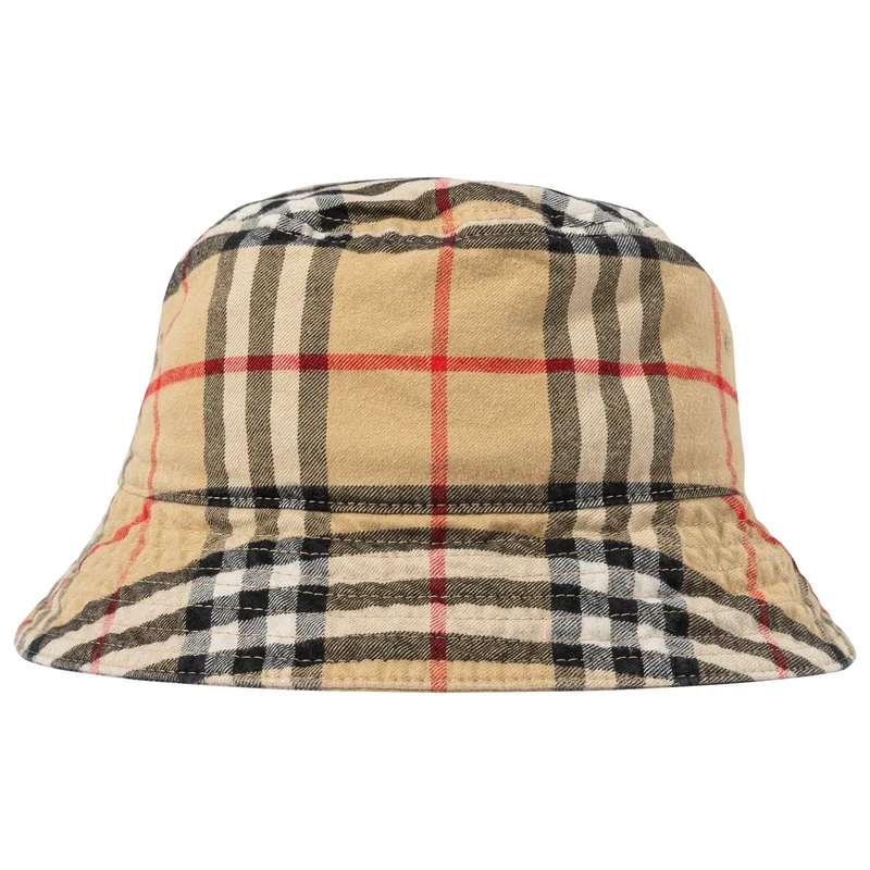 BURBERRY - Chapeau à Godet à Carreaux