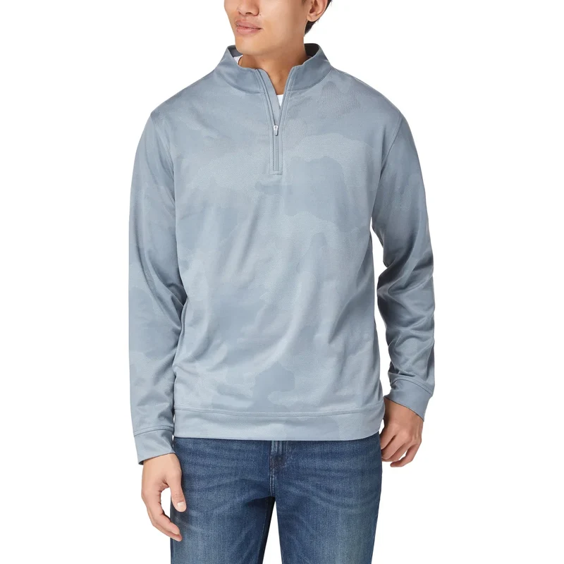 KIRKLAND SIGNATURE - Haut Performance à Fermeture à Glissière un Quart pour Homme