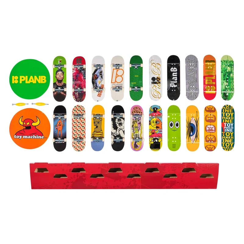 TECH DECK - Ensemble de 20 Tech Deck Ultra Pro Sk8Shop