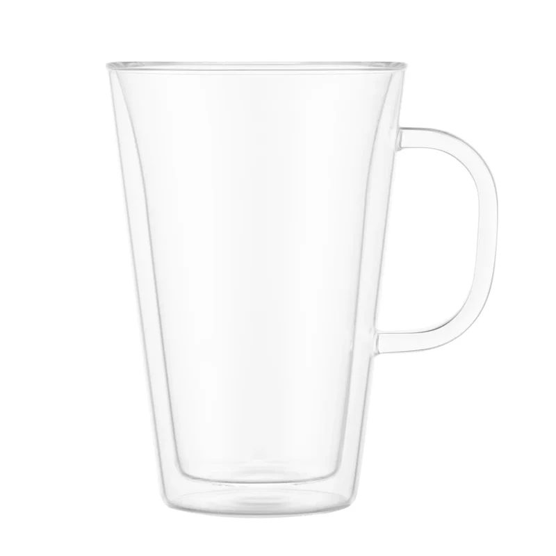BODUM - Ensemble de 4 Verres à Double Paroi avec Poignée Canteen