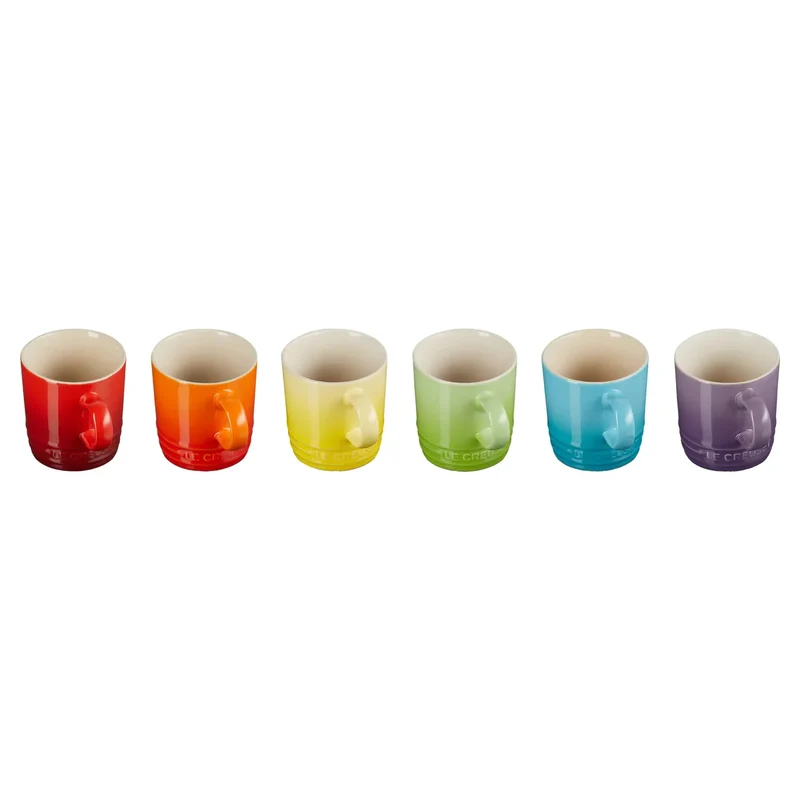 LE CREUSET - Ensemble de 6 Tasses à Espresso en Céramique
