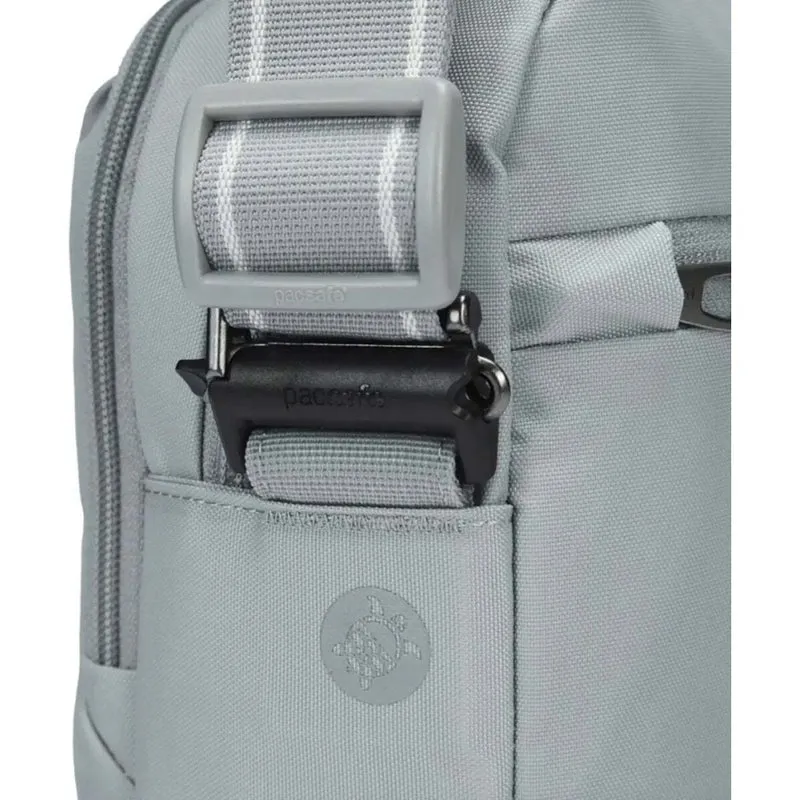 Pacsafe V Tour Anti-Theft RFID Blocking Tablet Fit Crossbody Bag Digital Grey