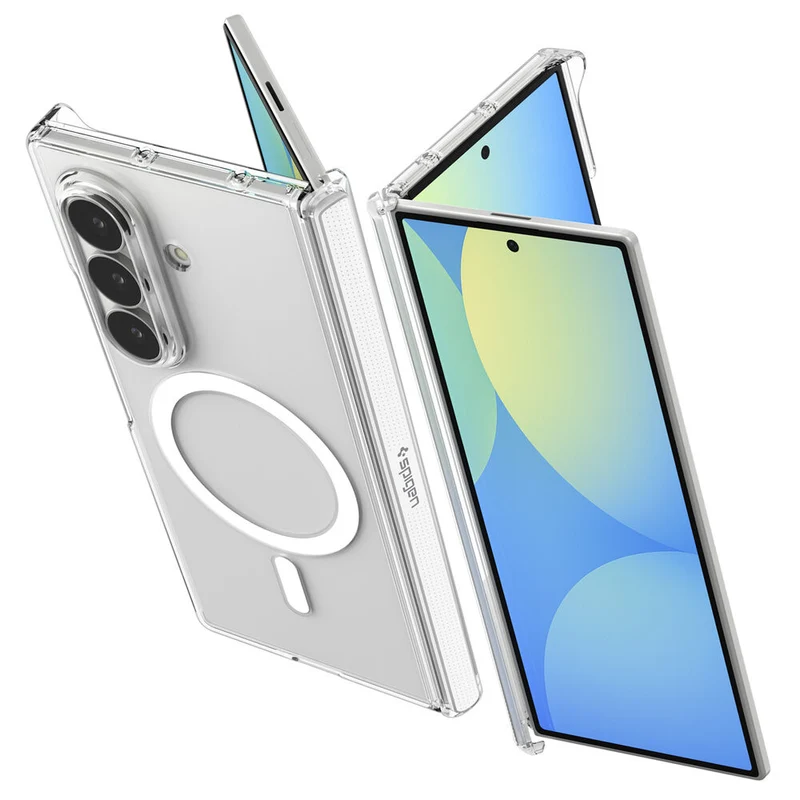 Spigen Galaxy Z Fold 8 Ultra Air Skin Zero (MagFit) Case (Clear Case / White Ring)