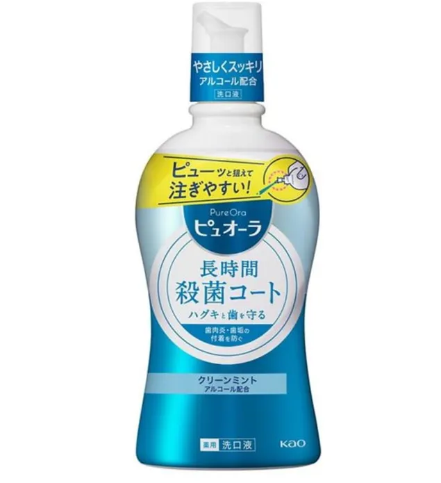 Pyuora Mouthwash Clean Mint 420Ml Quasi-Drug Pyuora