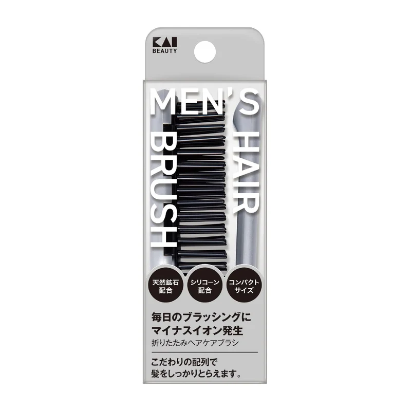KAI Folding Hair Care Brush Compact Portable KQ1835