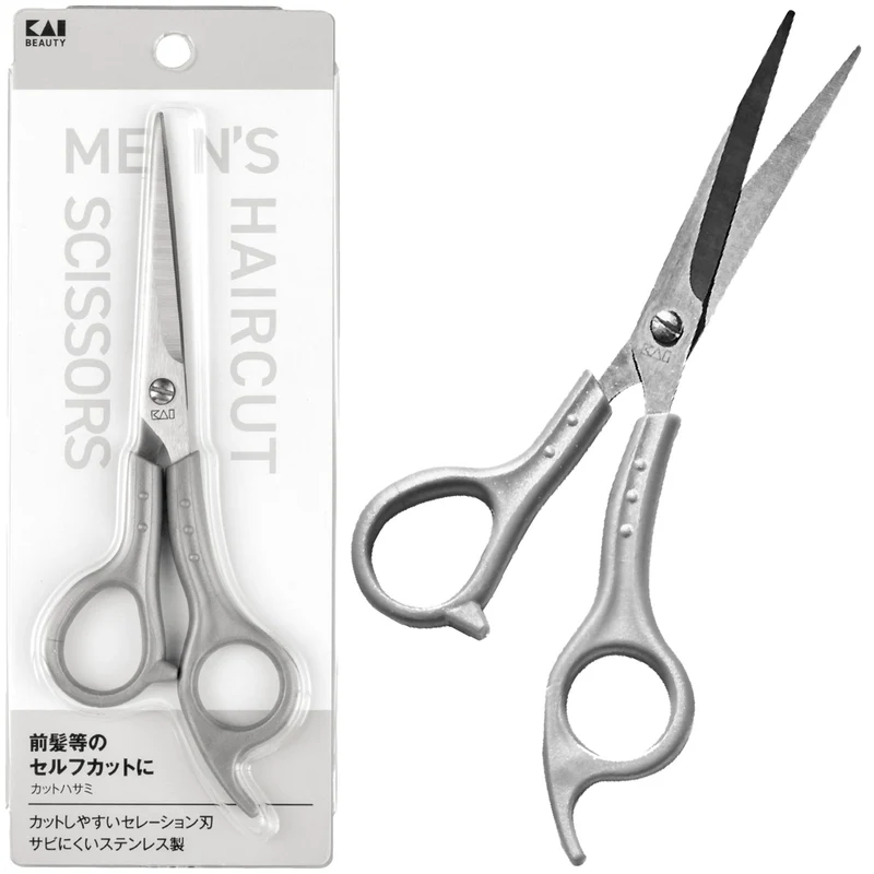 KAI Haircut Scissors Stainless Steel Men's Self Haircut KQ3206