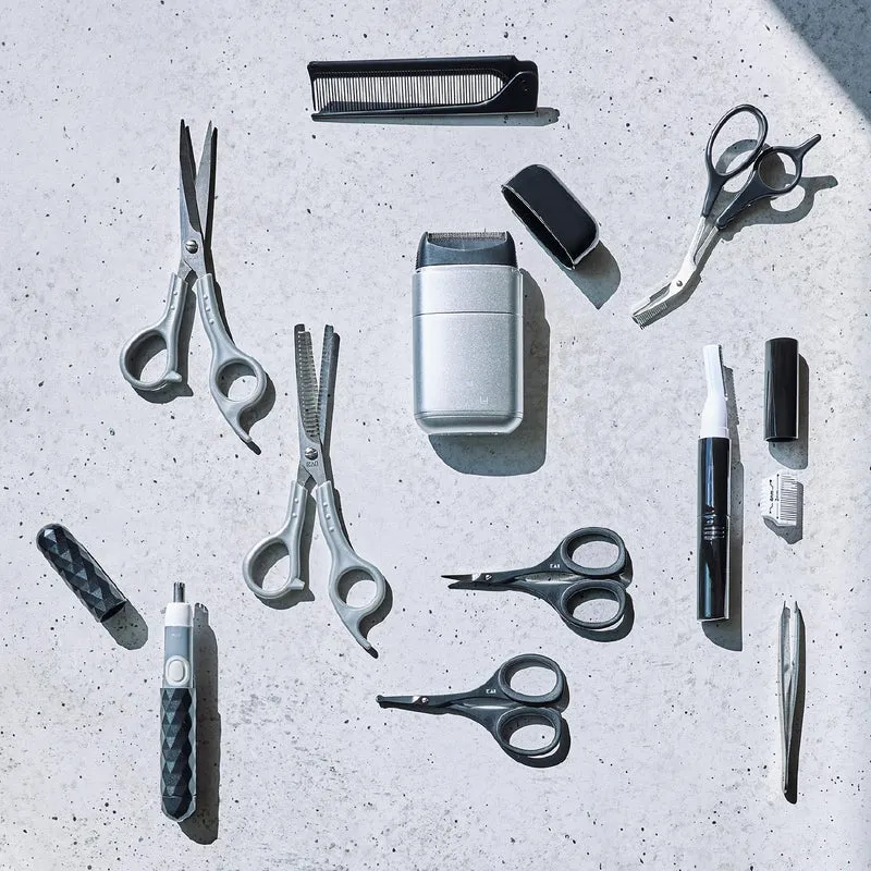 KAI Haircut Set Self Cut Manual Included Stainless Steel Scissors KQ3205