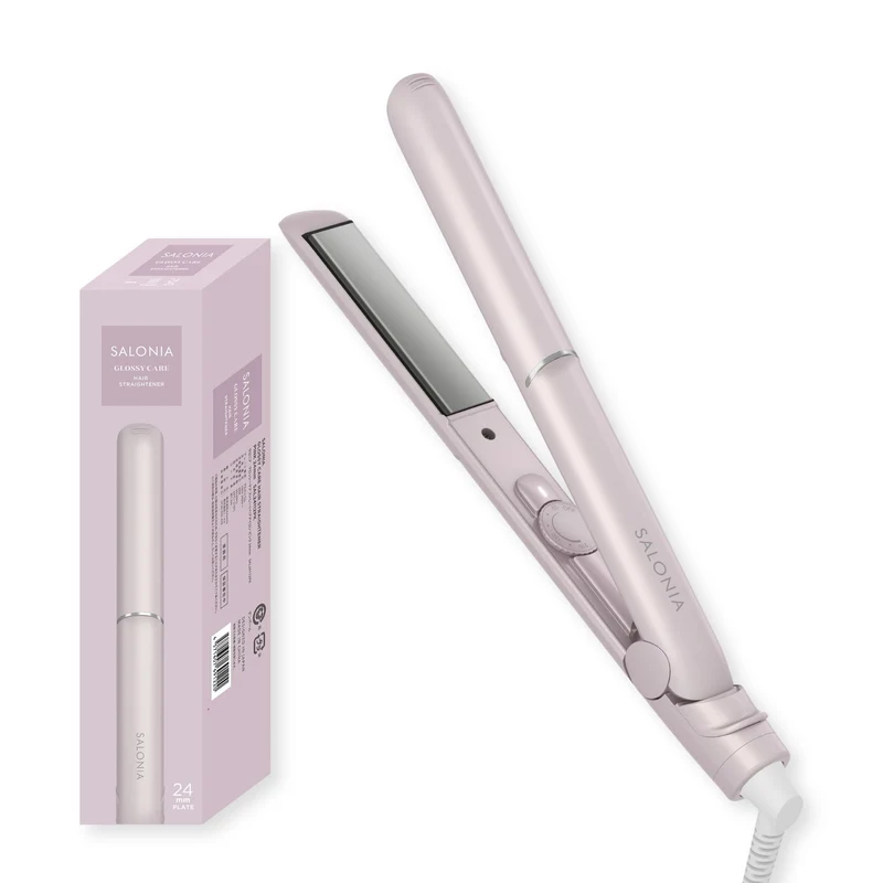 Salonia Glossy Care Hair Straightener 24mm AC100-240V