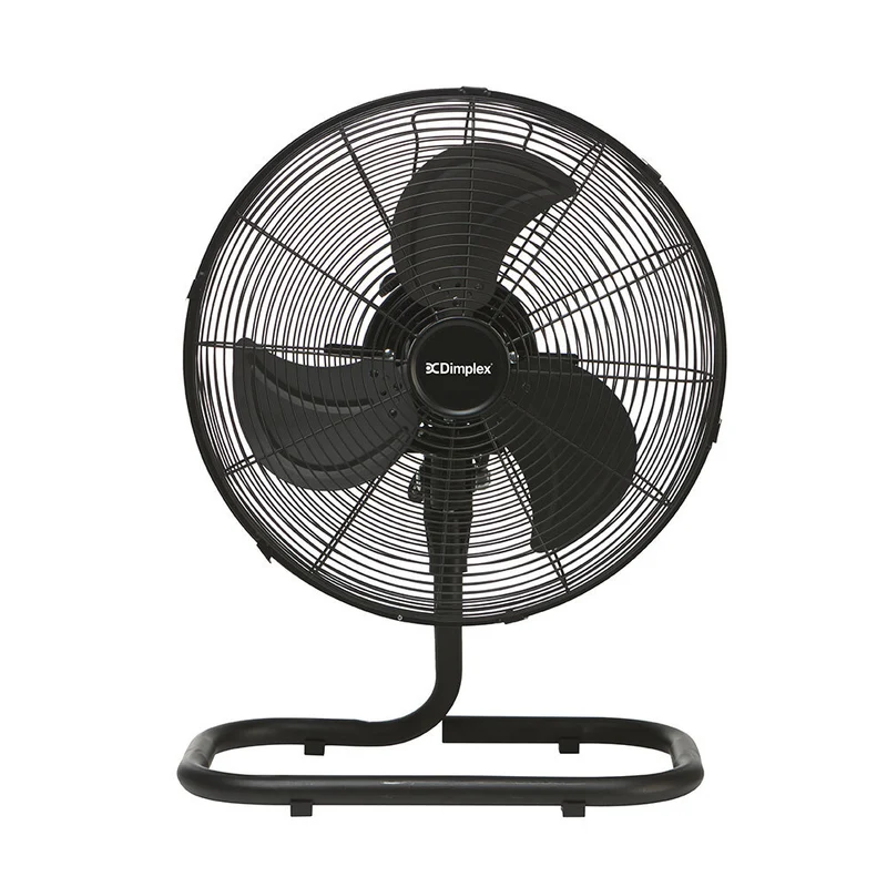 Dimplex High-Velocity Oscillating Floor Fan 50cm (Black)